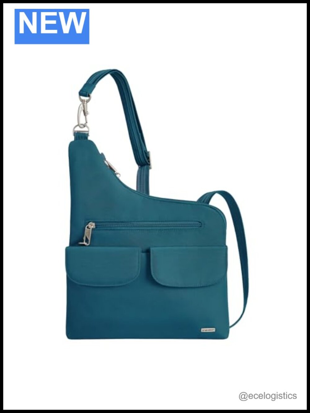 Anti-Theft Crossbody Bag with RFID Blocking, Slash-Resistant, Adjustable Strap